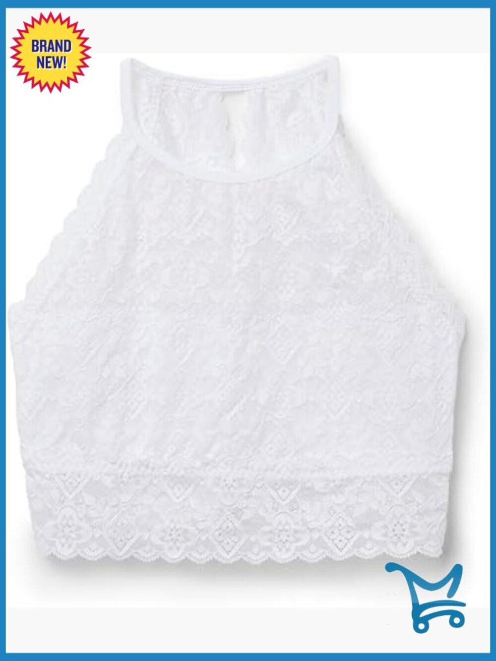Lace Tank Top Camisole Stretch Tunic Shell Soft Layering Top